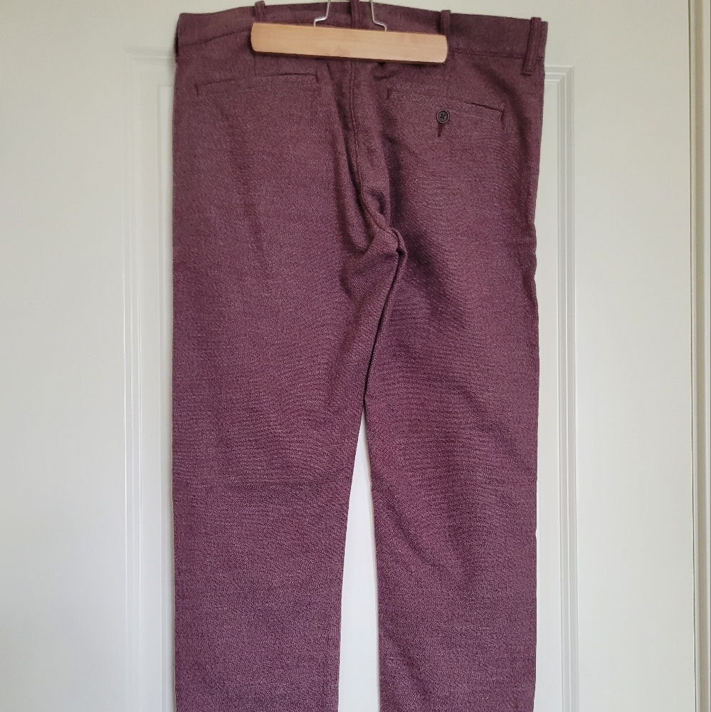 J.Crew Factory mens Slim-fit Thompson worsted wool suit pant Size: W32 L32